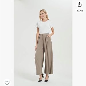 Dressy wide leg pants. Brand new without tags.